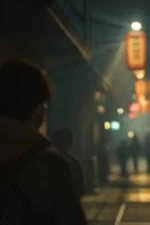 在线影院本周主推竖版海报：雨夜城市天台与人物剪影构成悬疑氛围